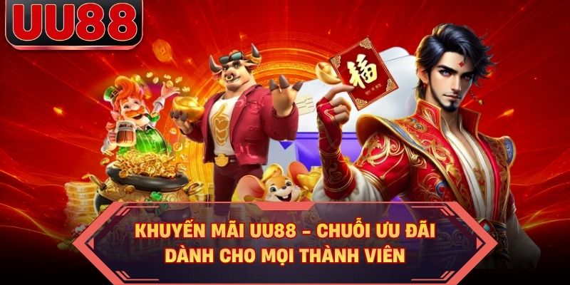 Khuyến Mãi UU88 - Chuỗi Ưu Đãi Dành Cho Mọi Thành Viên